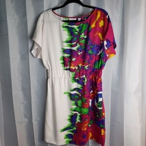 New York and Company Capsleeve Dress Sz L